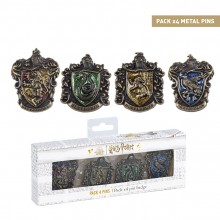 Harry Potter House Emblems x4 Pin Set - Licensed ...