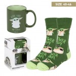 Star Wars Mandalorian Socks + Mug gift set