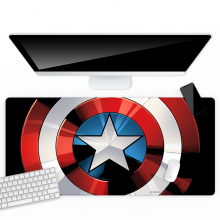 Mata na biurko 80x40 cm - Marvel Kapitan Ameryka