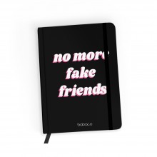 Notes lub pamiętnik A5 - No more fake friends