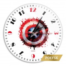 Wall clock 30.5 cm - Captain America - Licensed ...