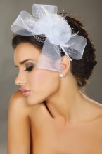 Hair ornament with headband - wedding composition