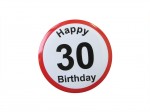 Happy Birthday Badge - 30