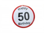 Happy Birthday Badge - 50