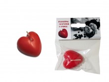 Floating Scented Heart Candle - 1 piece