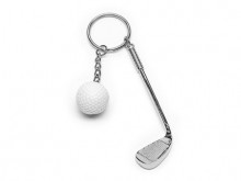 Golfer's keychain - club with ball