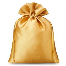 Satin bag 10 x 15 cm - gold