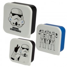 Set of 3 breakfast boxes Stormtrooper Star Wars