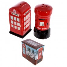 British Phone Booth and Post Box Salt and Pepper ...