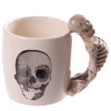 Mug with a skull - skeleton