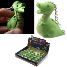 Dinosaur keychain with sound and LED