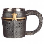 Кружка средневекового рыцарского шлема - Декоративный гаджет