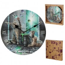 Lisa Parker wall clock - Cats