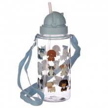 Bottle, water bottle with a strap - Dog Squad