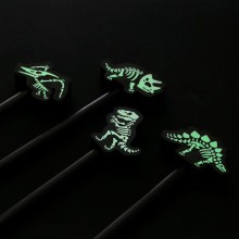 Glow in the dark dinosaur skeleton pencil with ...
