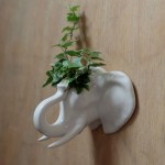 Kwietnik ceramiczny głowa słonia
