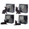 Черная кошка в мини-подарочном пакете