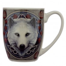 Lisa Parker Guardian of the Falls Wolf Porcelain ...