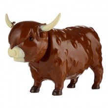 Solar cow figurine