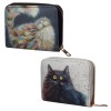 Small cat wallet - artwork by Kim Haskins