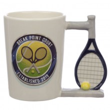 Ceramic tennis mug