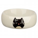 Ceramiczna miska dla zwierząt Feline Fine - biała