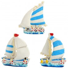Decorative sailboat figurine