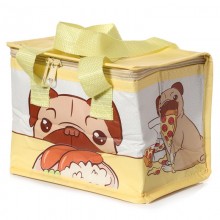 Thermal lunch bag, pug dog lunch bag