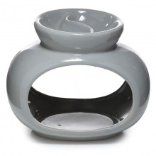 Ceramic Oil and Wax Heater "Oval" - Gray