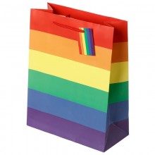 Rainbow gift bag size L