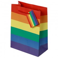 Rainbow gift bag size M