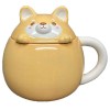 Mug with a lid - Shiba Inu dog