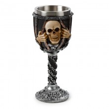 Decorative cup - Skull with chains
