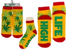 High Life socks with a marijuana leaf made of ABS ...