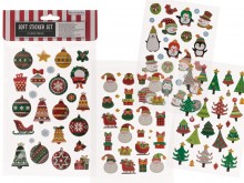 Set of 12 stickers - Christmas