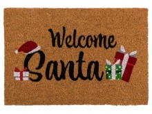 Welcome Santa doormat - Hello Santa Claus!