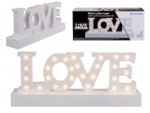 LOVE decorative lamp - LED diodes