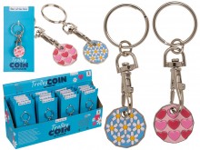 Keychain with a coin for the stroller