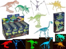Dinosaur skeleton for assembly - glows in the dark