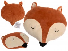 Fox head decorative pillow