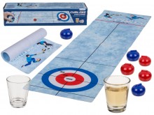 Party game with glasses - Curling challenge