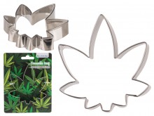 Cookie cutter - marijuana leaf