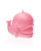 Whale Candle - Pearl Pink