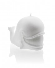 Whale Candle - Pearl White