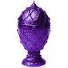 XXL Faberge Egg Candle - Metallic Purple