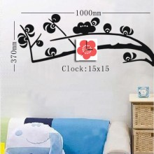 DIY Wall Clock with Sticker