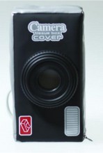 Camera Tissue Box Cover - Black