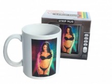 Magic Striptease Mug - Brunette Woman