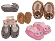 Animal slippers for children mix - 3 sizes (20-31)