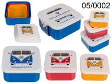 Set of 3 VWT1 Bus breakfast boxes